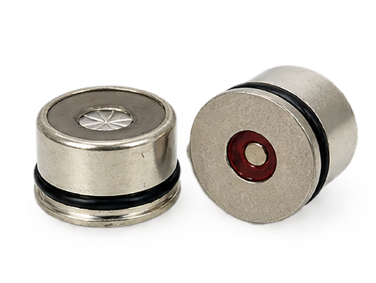 Valor BBU-36/B impulse cartridge, complete side and end views